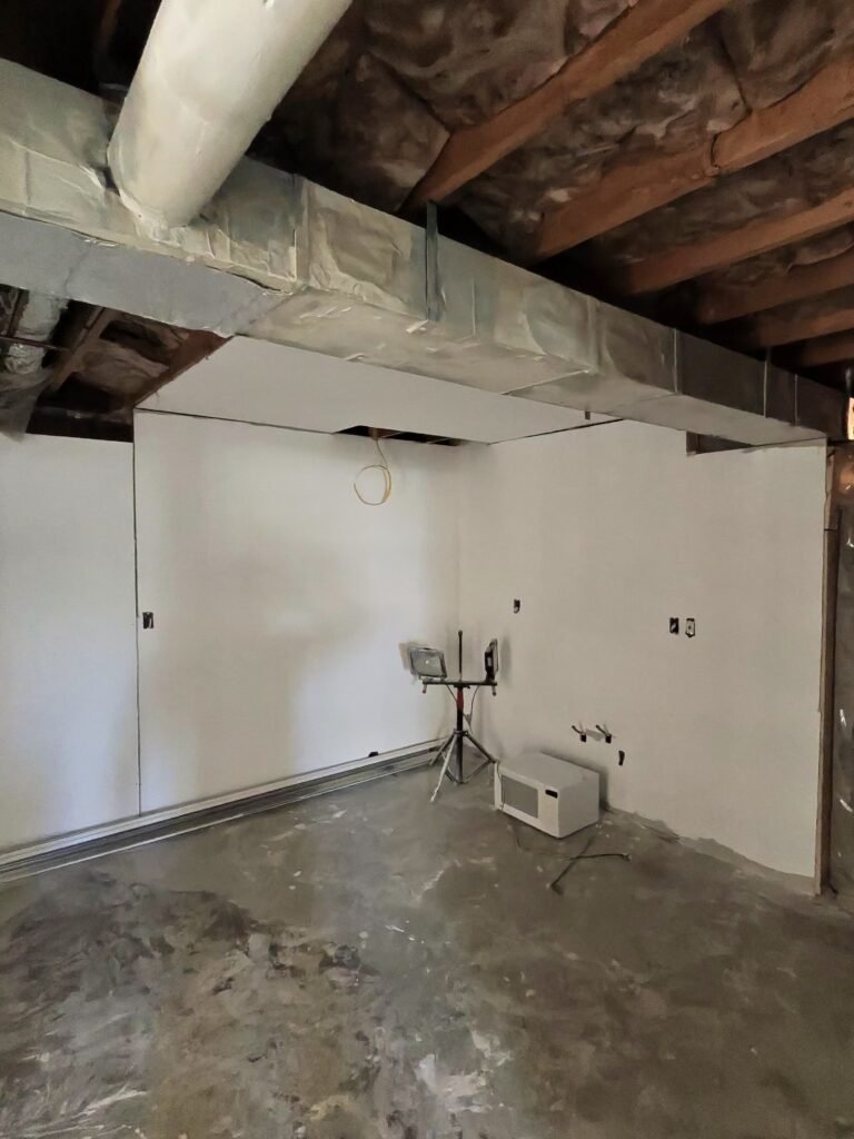 Acoustic ceiling install