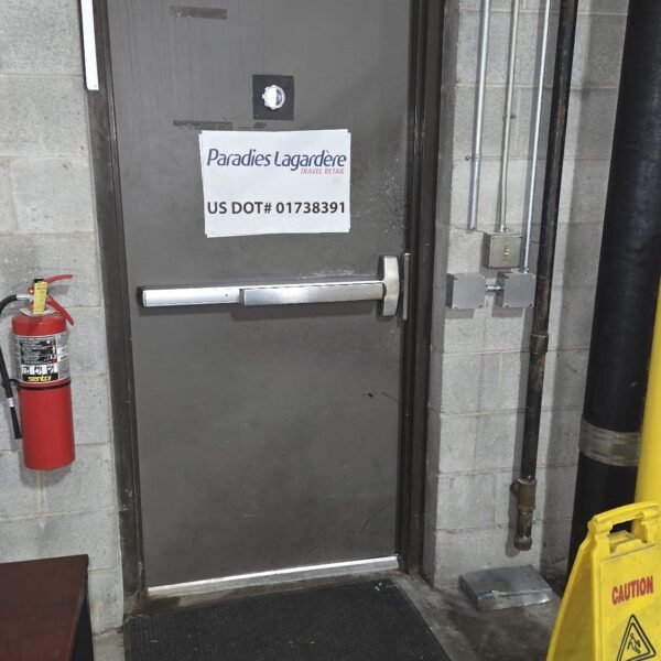 Warehouse commercial door entrance