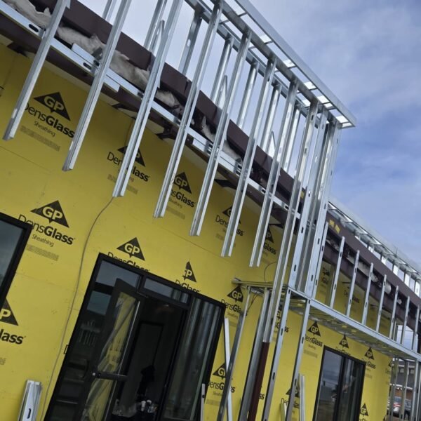 Exterior/ interior framing densglass installation