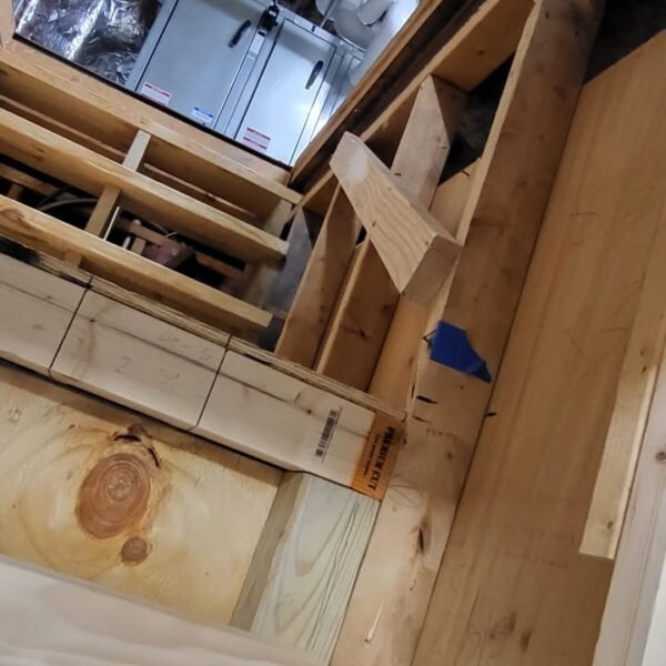 Printer installation access in mechanical room